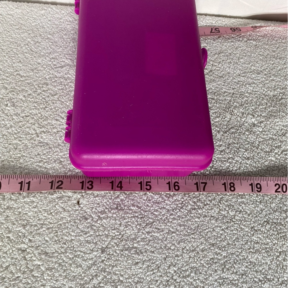 Vintage 90s Caboodles Small Pink Hard Plastic Makeup Kit Organizer Y2K - Picture 5 of 12